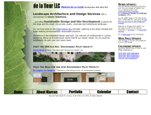 Tablet Screenshot of delafleur.com